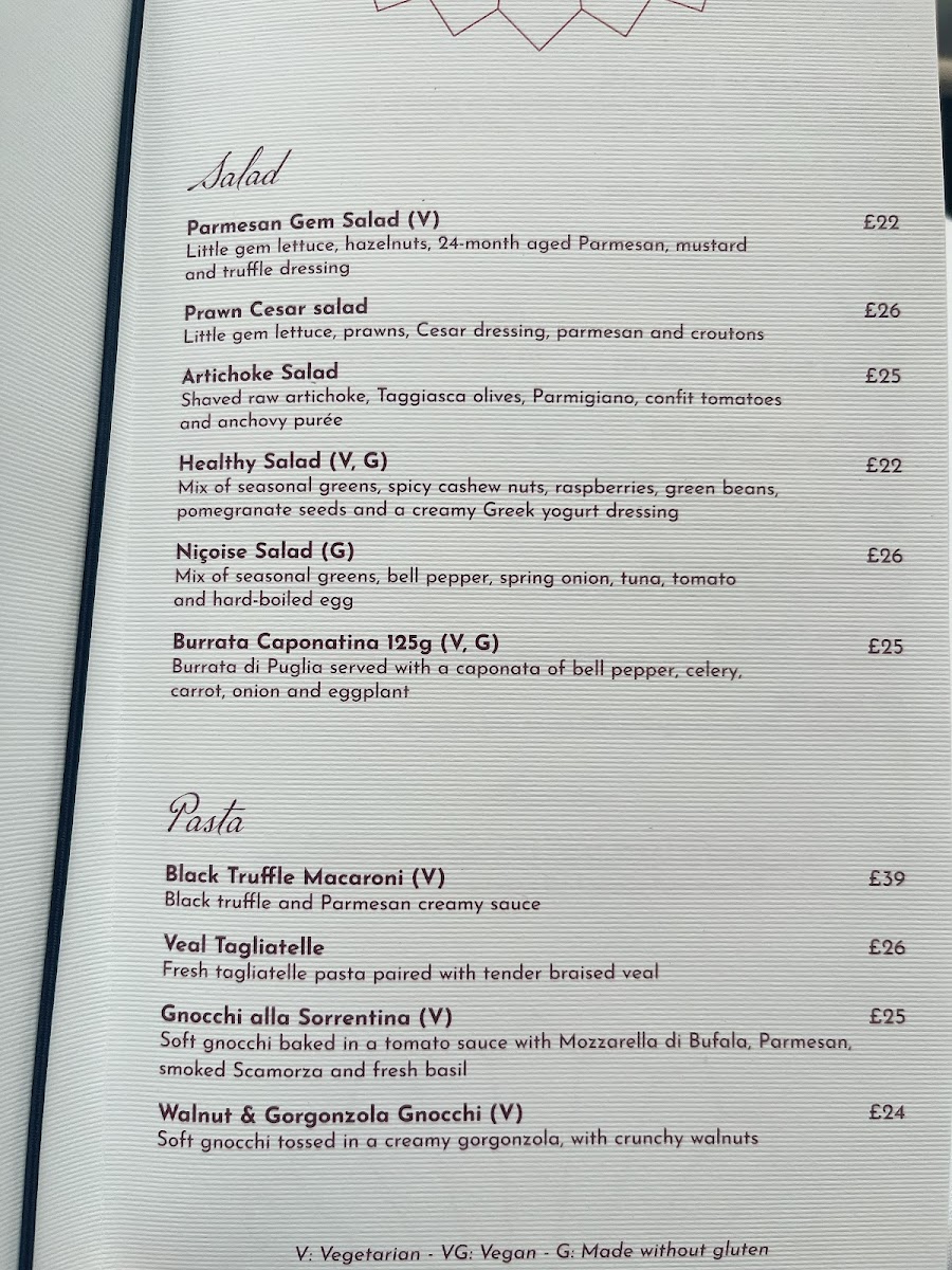 Menu La Môme London-5