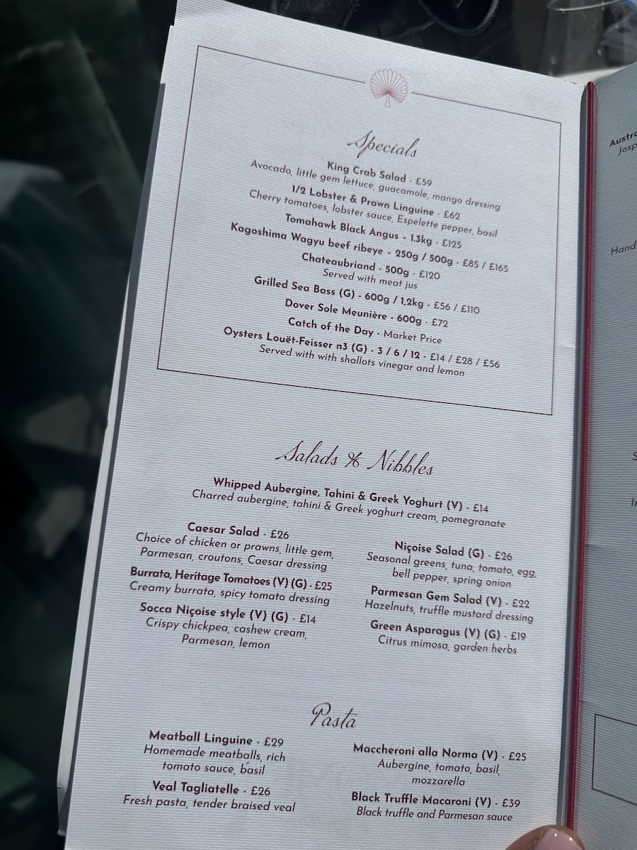 Menu La Môme London-6