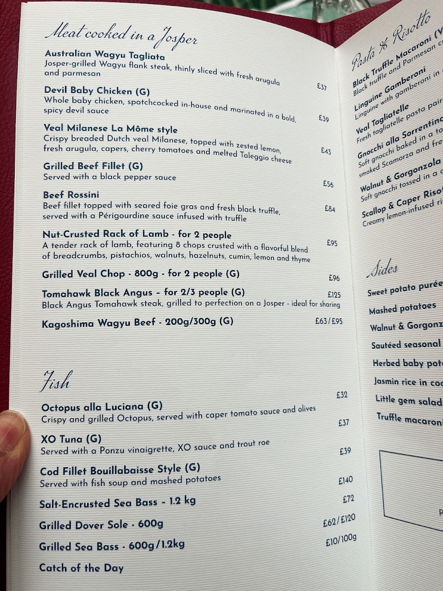 Menu La Môme London-8