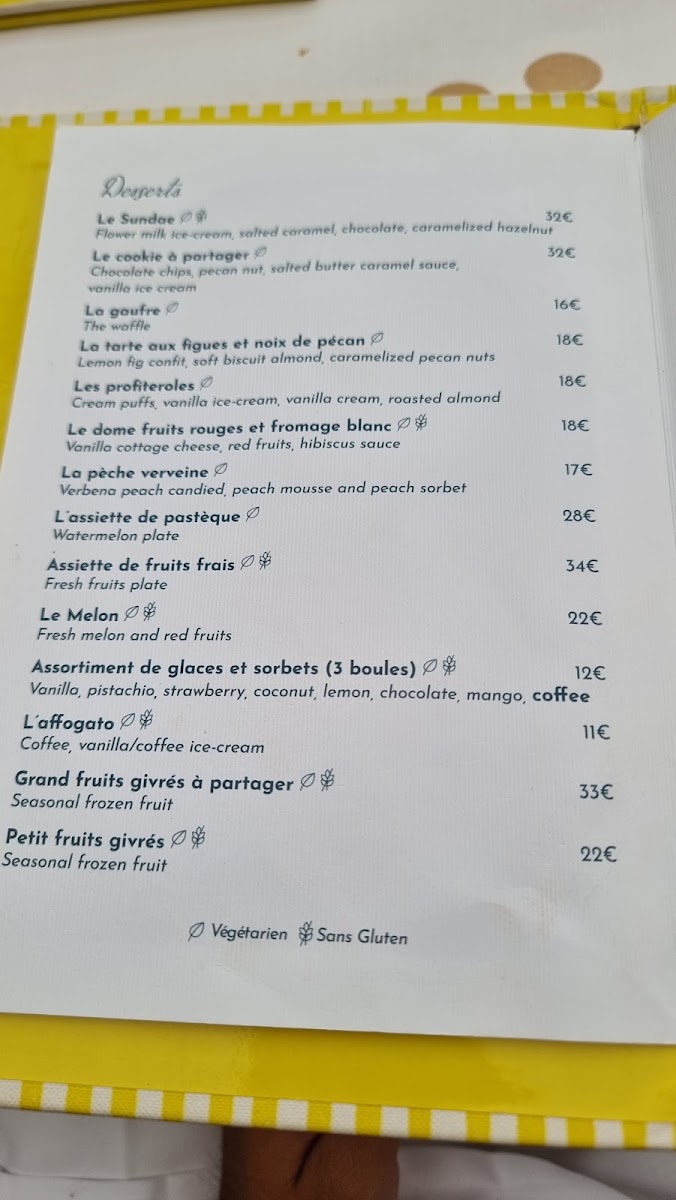 Menu La Môme Plage-1
