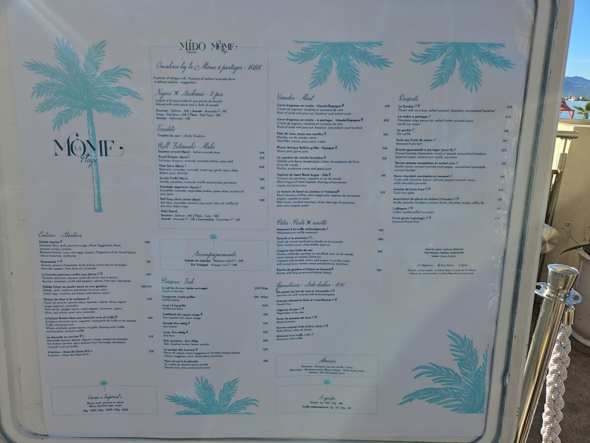 Menu La Môme Plage-5
