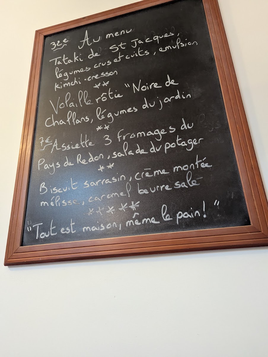 Menu La Morinais - Restaurant À La Ferme, Camping Et Gîte-4