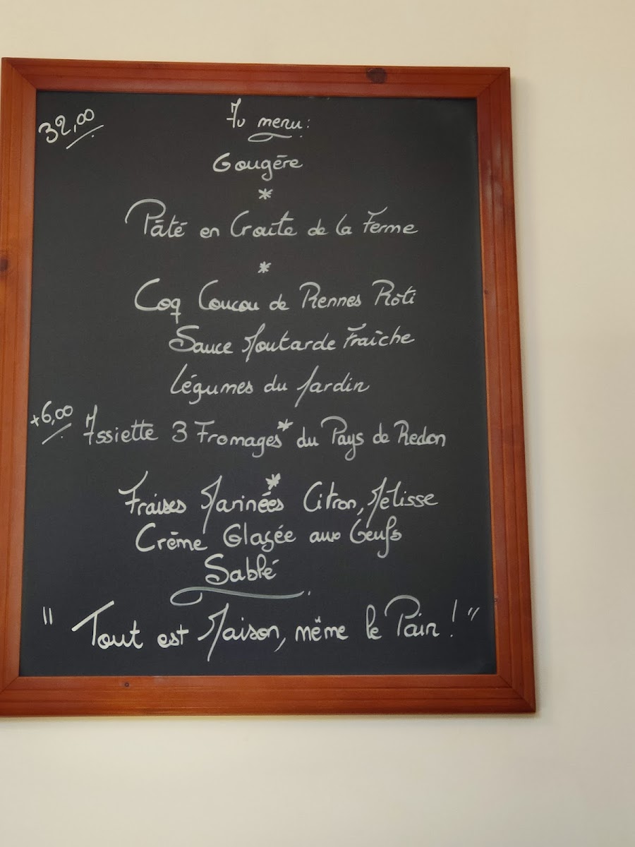 Menu La Morinais - Restaurant À La Ferme, Camping Et Gîte-7
