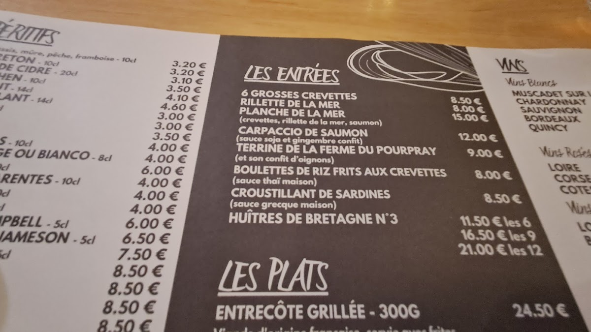 Menu La Moulerie De La Baie-10