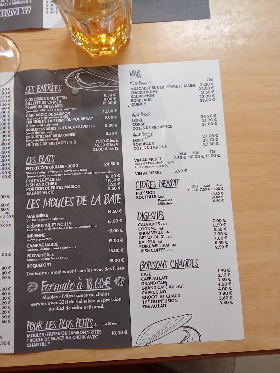 Menu La Moulerie De La Baie-3