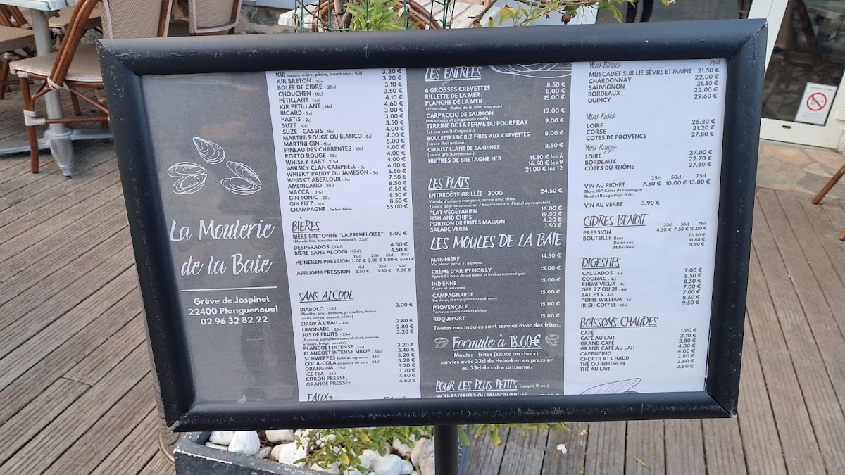 Menu La Moulerie De La Baie-4