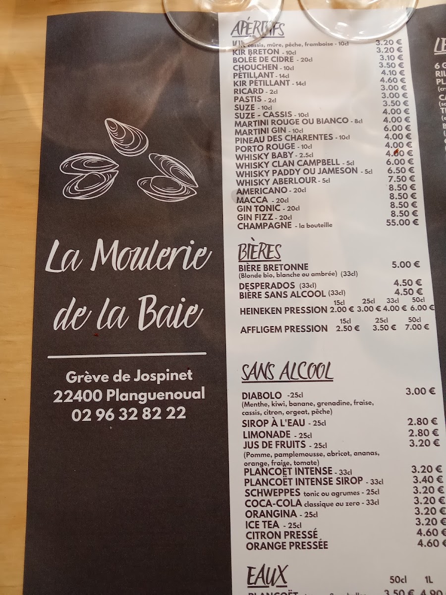Menu La Moulerie De La Baie-5