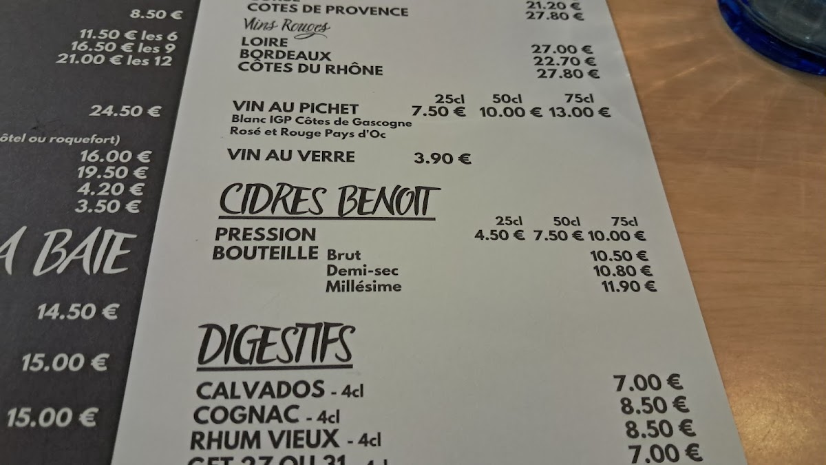 Menu La Moulerie De La Baie-6