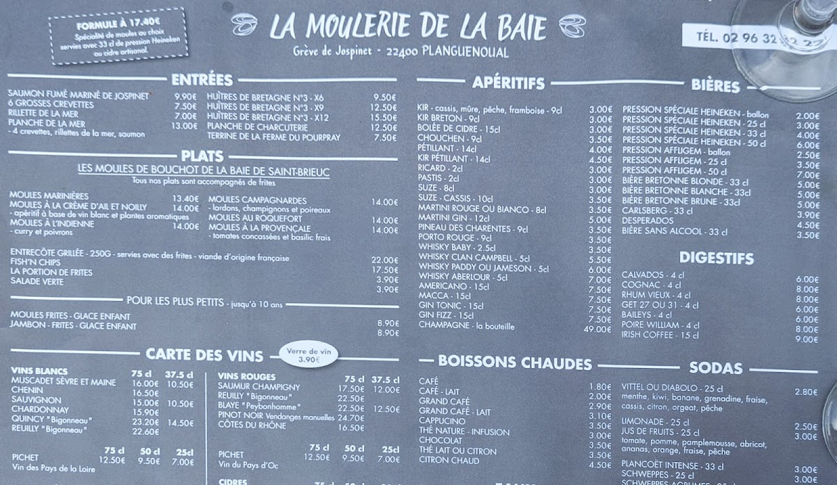Menu La Moulerie De La Baie-7