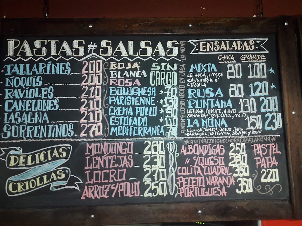 Menu La Nona Restaurante Parrilla Y Rotisería-3