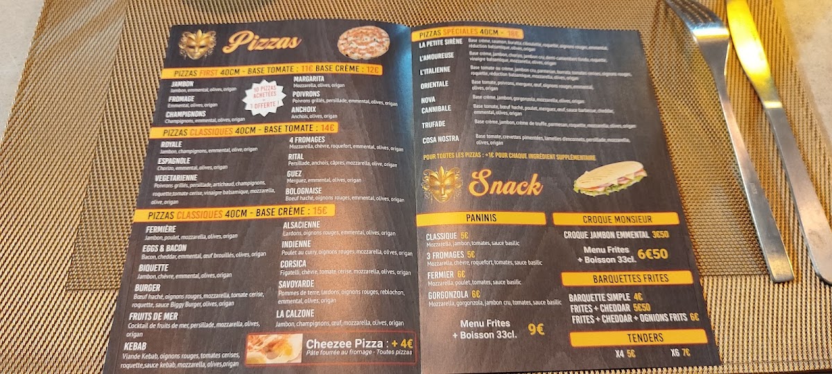 Menu La Nostra Pizza 83-1
