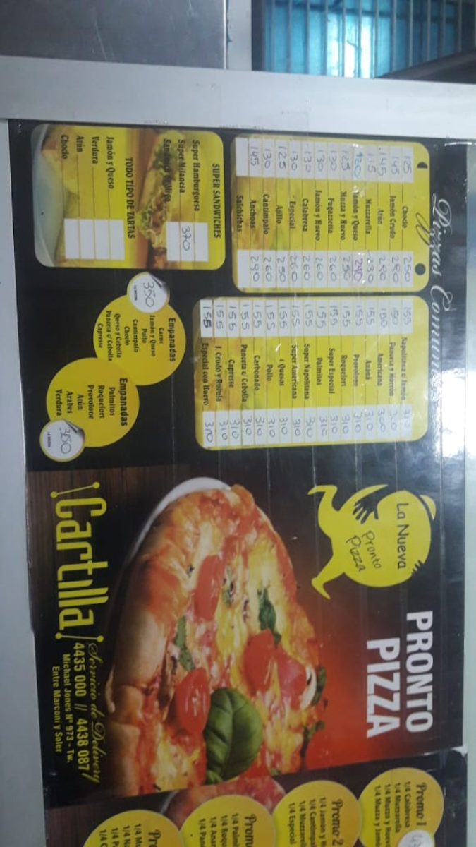 Menu La Nueva Pronto Pizza-1