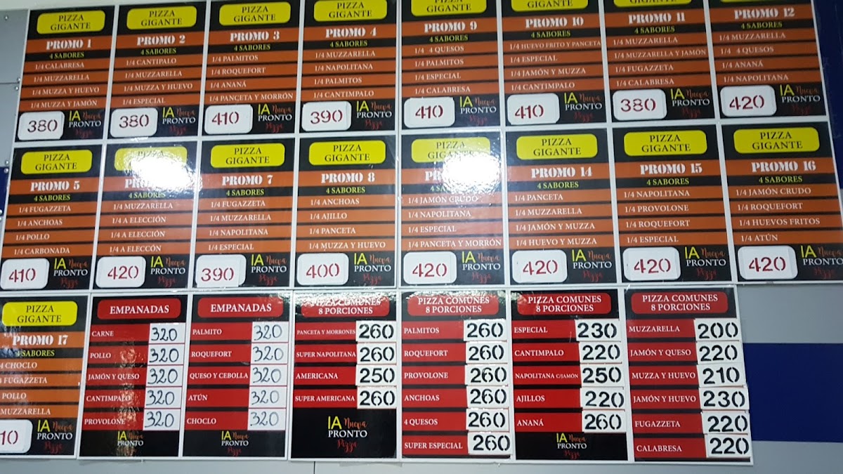Menu La Nueva Pronto Pizza-3