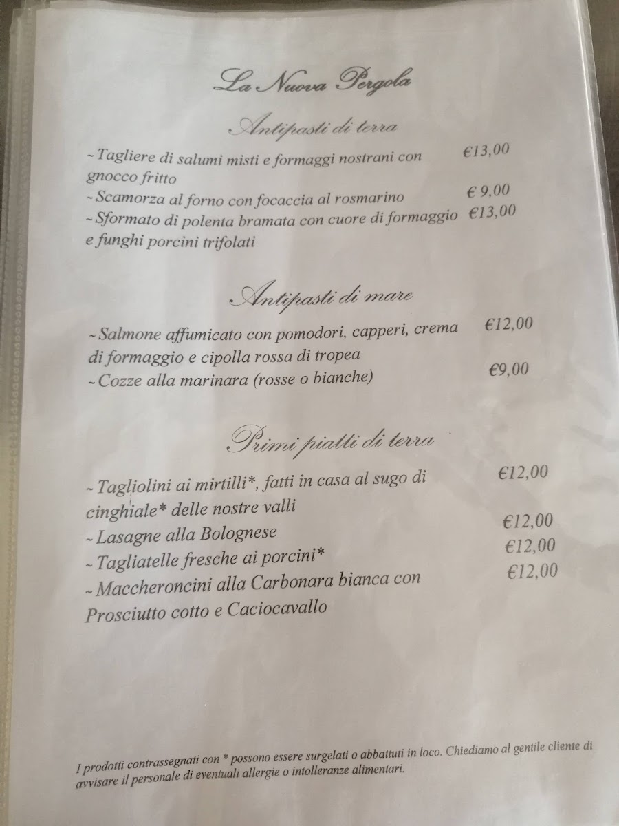 Menu La Nuova Pergola-1