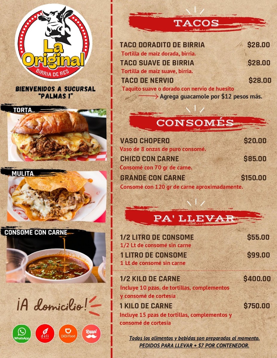 Menu La Original Birria De Res-2