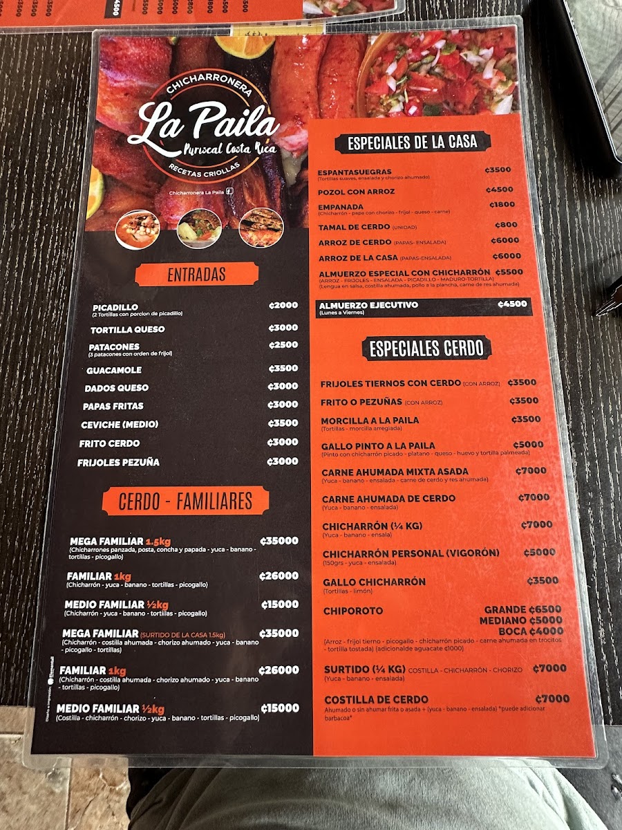 Menu La Paila-2