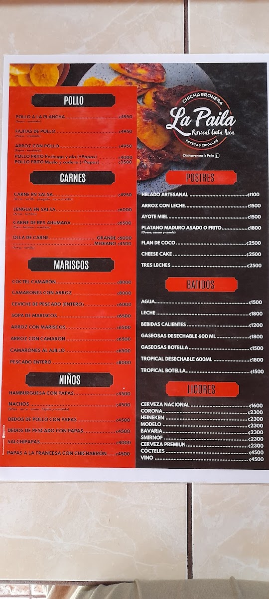 Menu La Paila-3