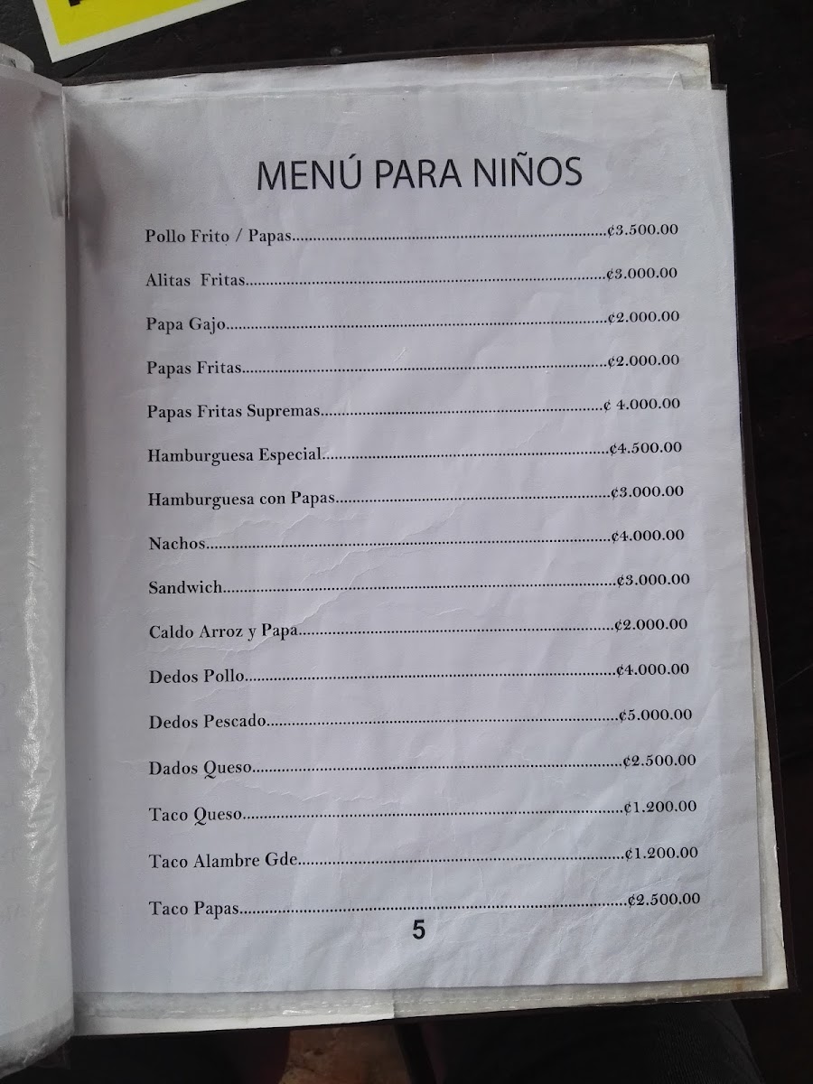 Menu La Paila-8
