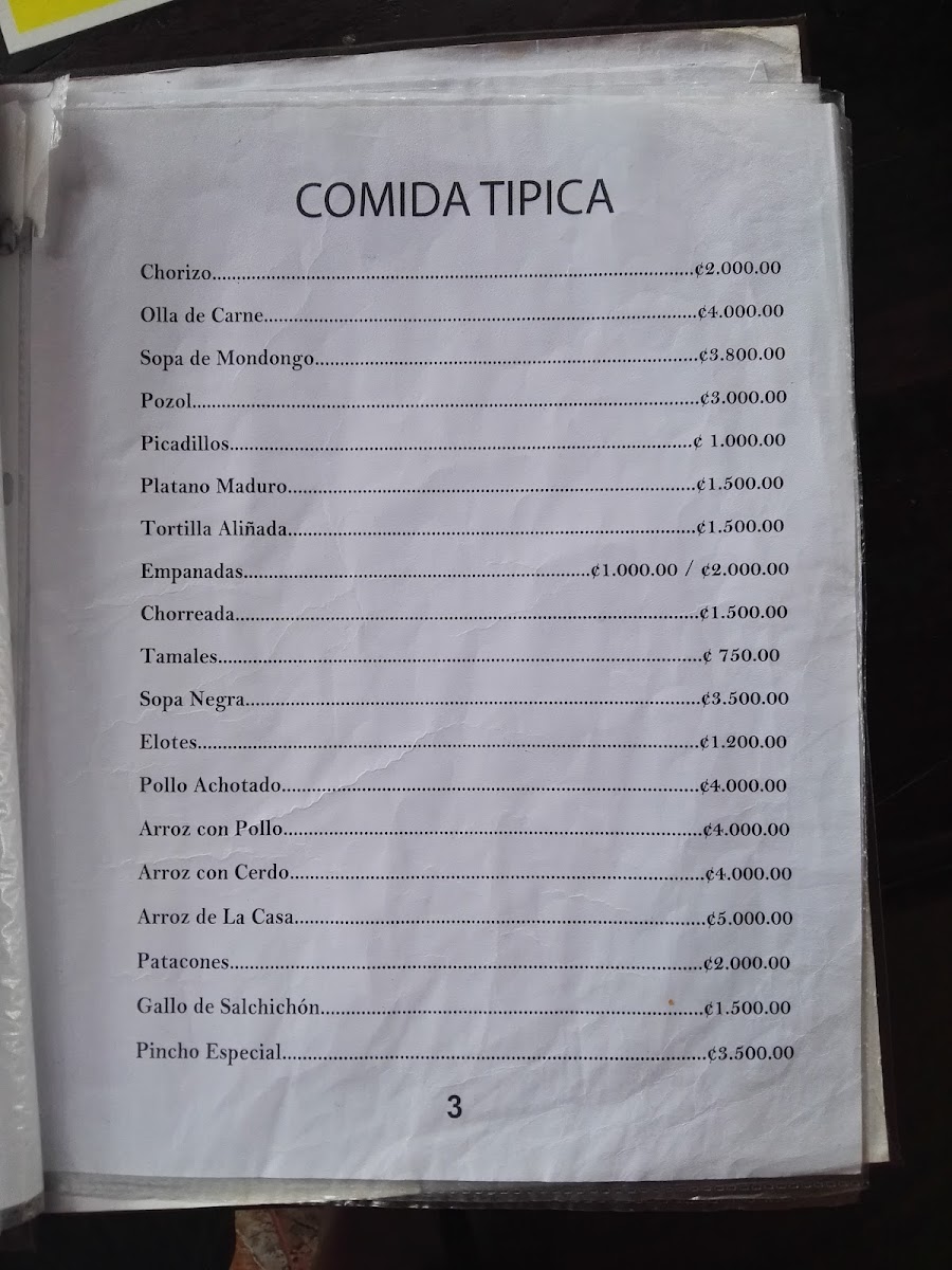 Menu La Paila-9
