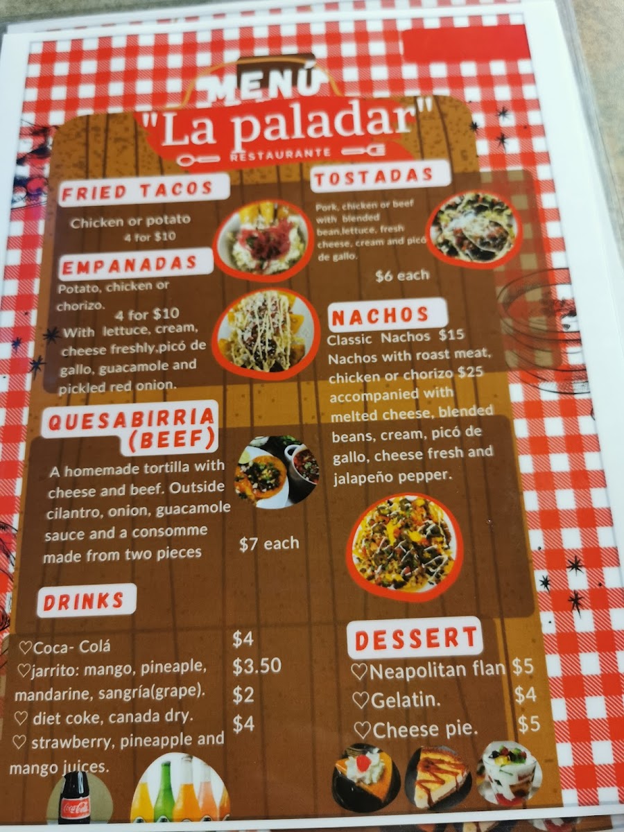 Menu La Paladar Holguin & Havana-2