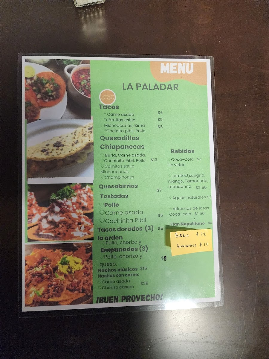 Menu La Paladar Holguin & Havana-8
