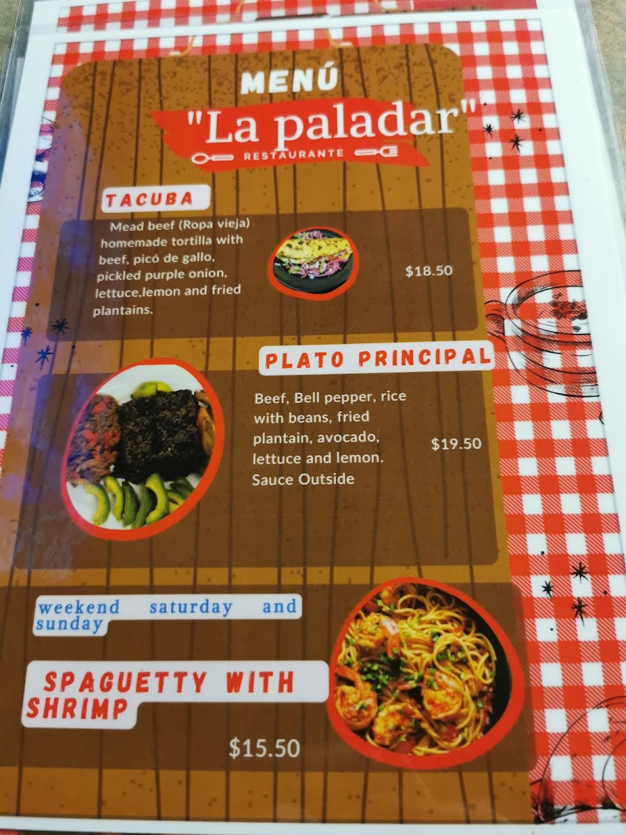 Menu La Paladar Holguin & Havana-9