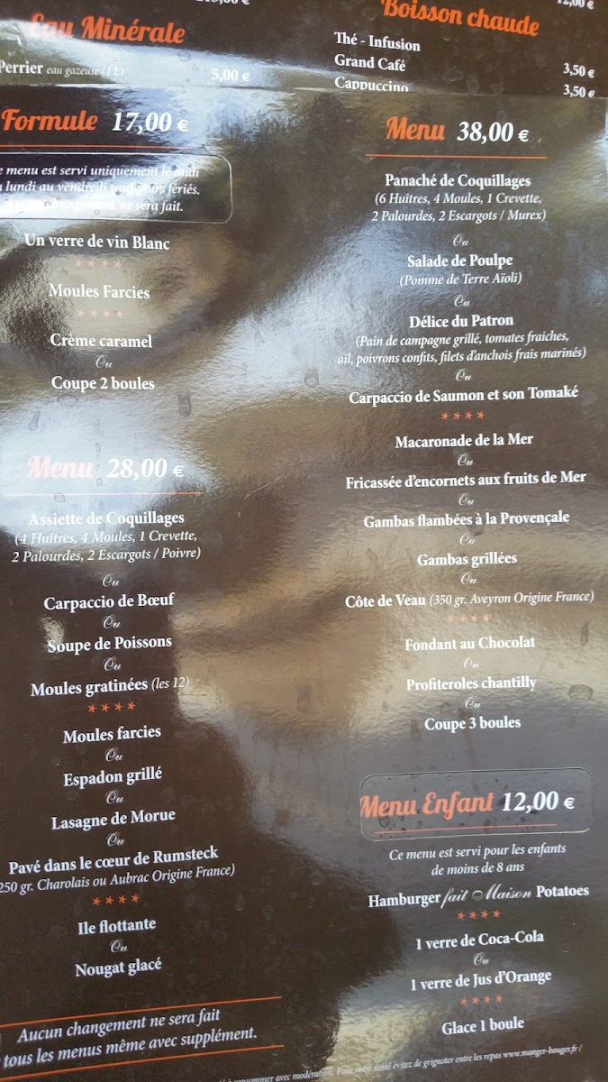 Menu La Palourdière-6