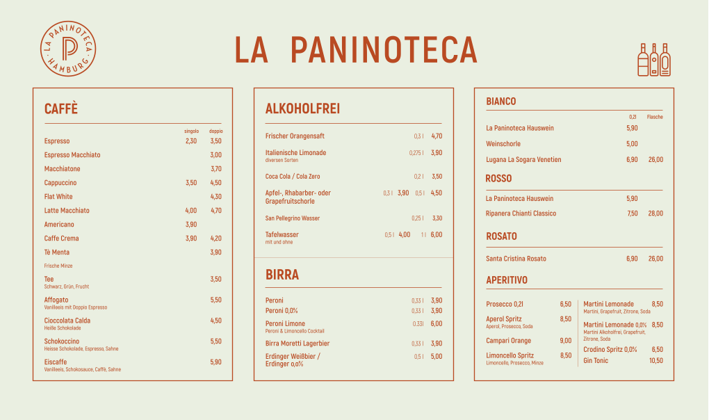 Menu La Paninoteca | Italienisches Café & Bistro-2