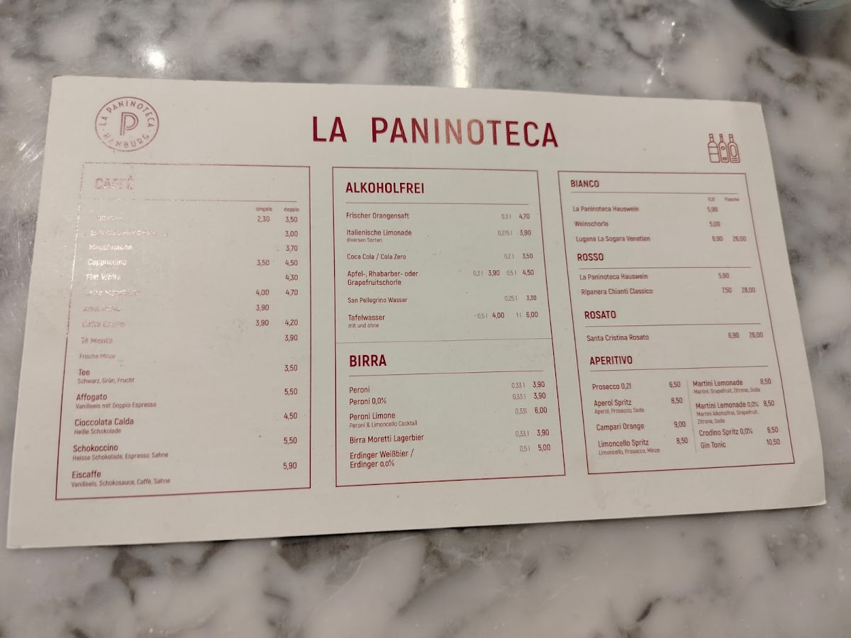 Menu La Paninoteca | Italienisches Café & Bistro-3