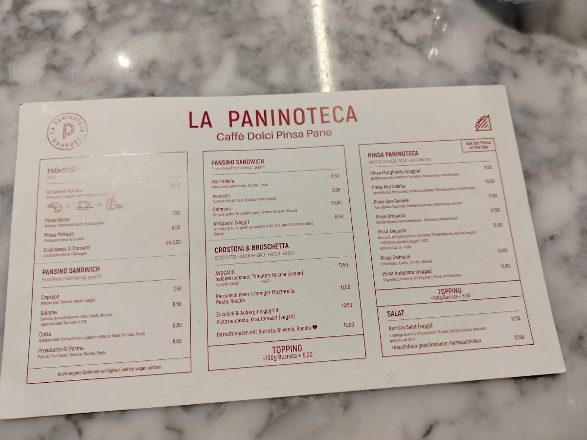 Menu La Paninoteca | Italienisches Café & Bistro-4