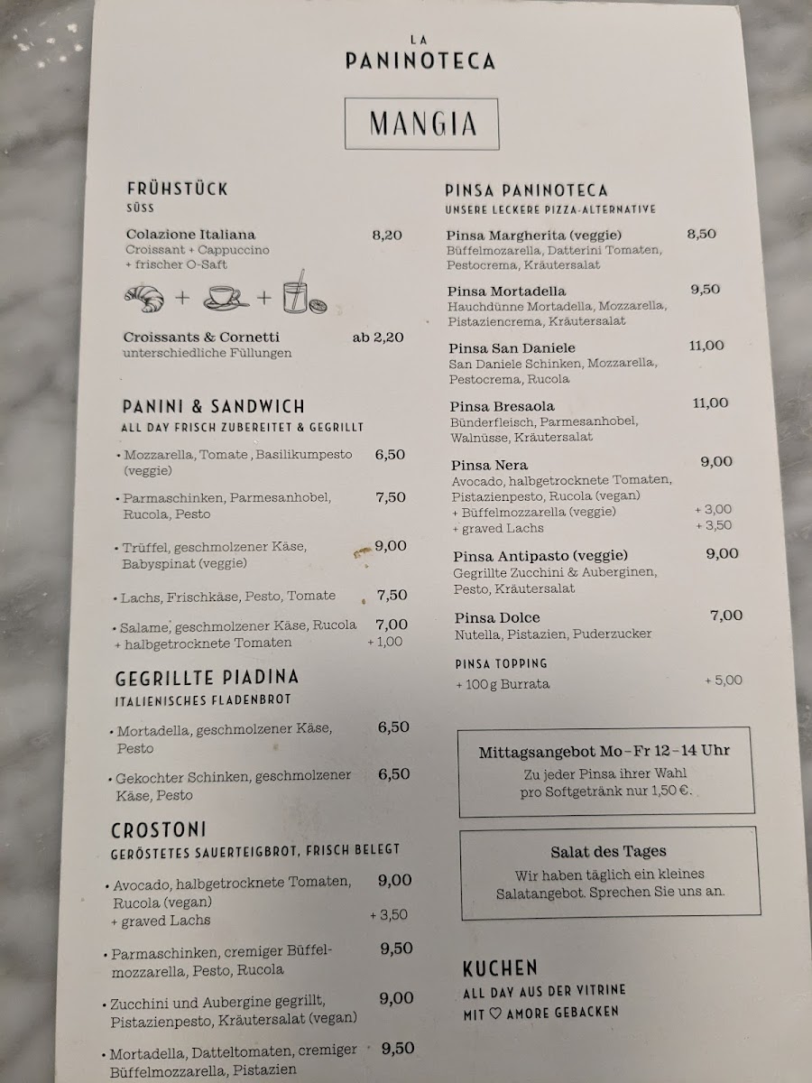 Menu La Paninoteca | Italienisches Café & Bistro-6
