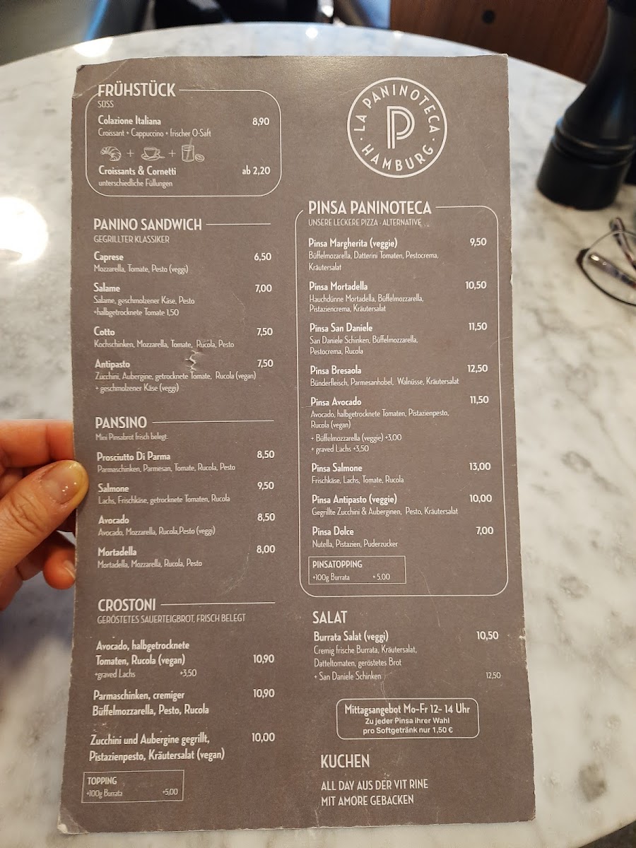 Menu La Paninoteca | Italienisches Café & Bistro-7