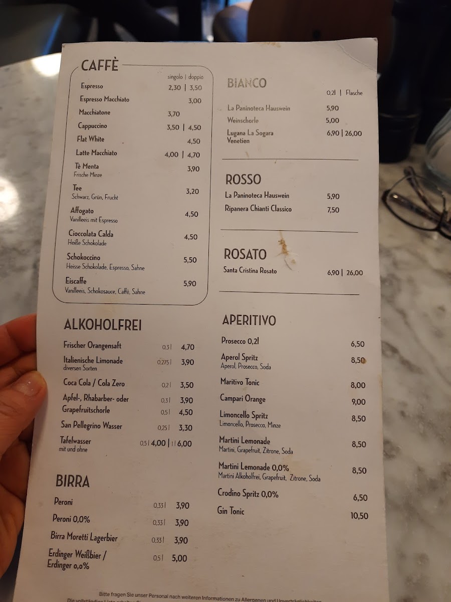 Menu La Paninoteca | Italienisches Café & Bistro-8