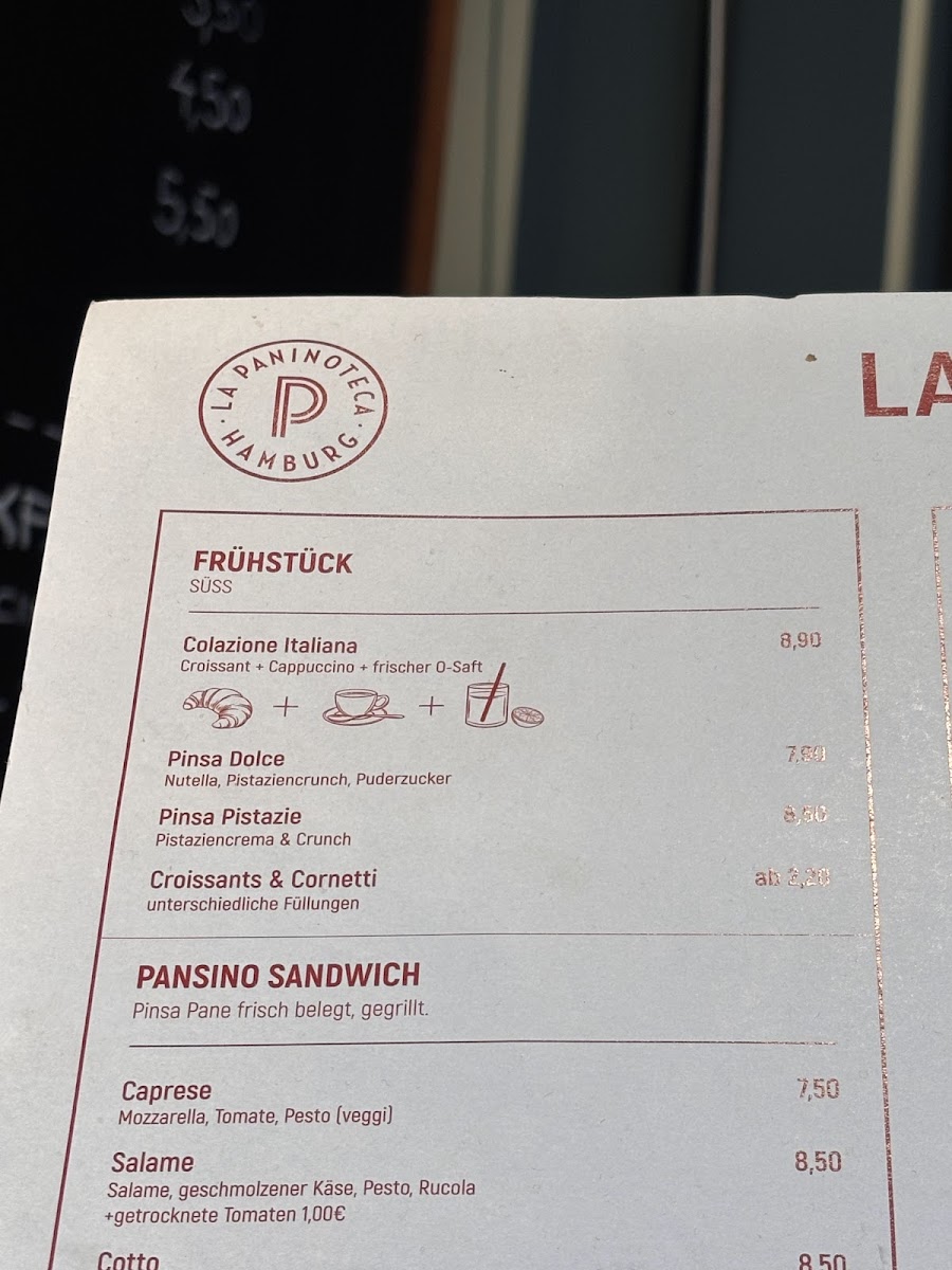 Menu La Paninoteca | Italienisches Café & Bistro-9