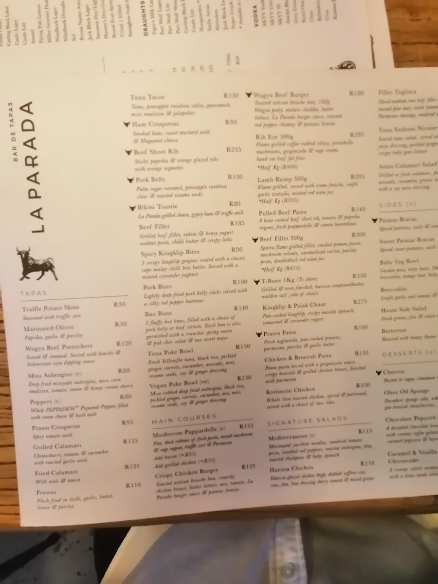 Menu La Parada Umhlanga-4
