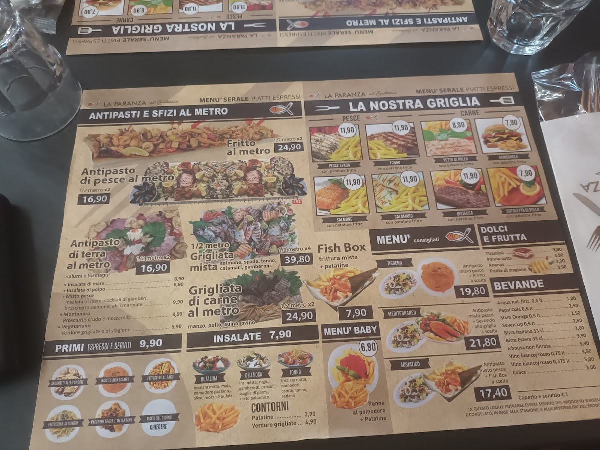 Menu La Paranza Al Cartoccio-7