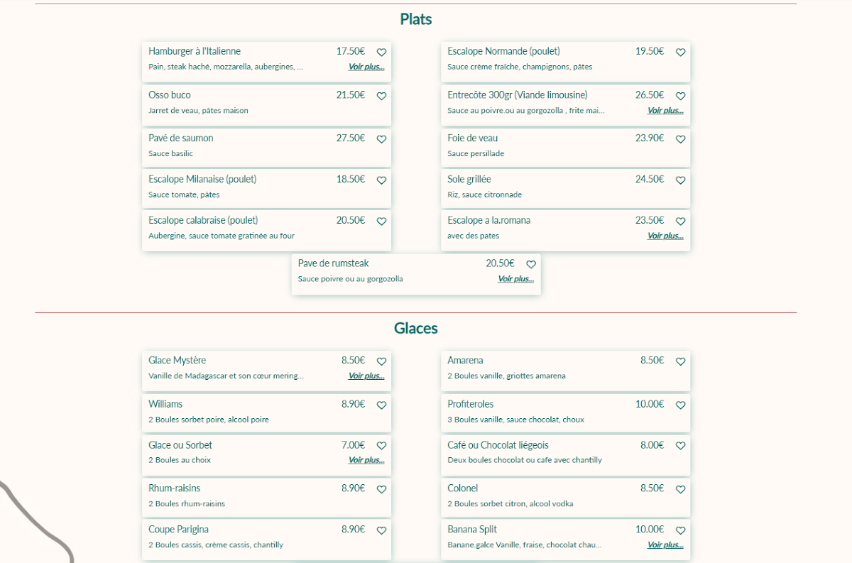 Menu La Parigina-2