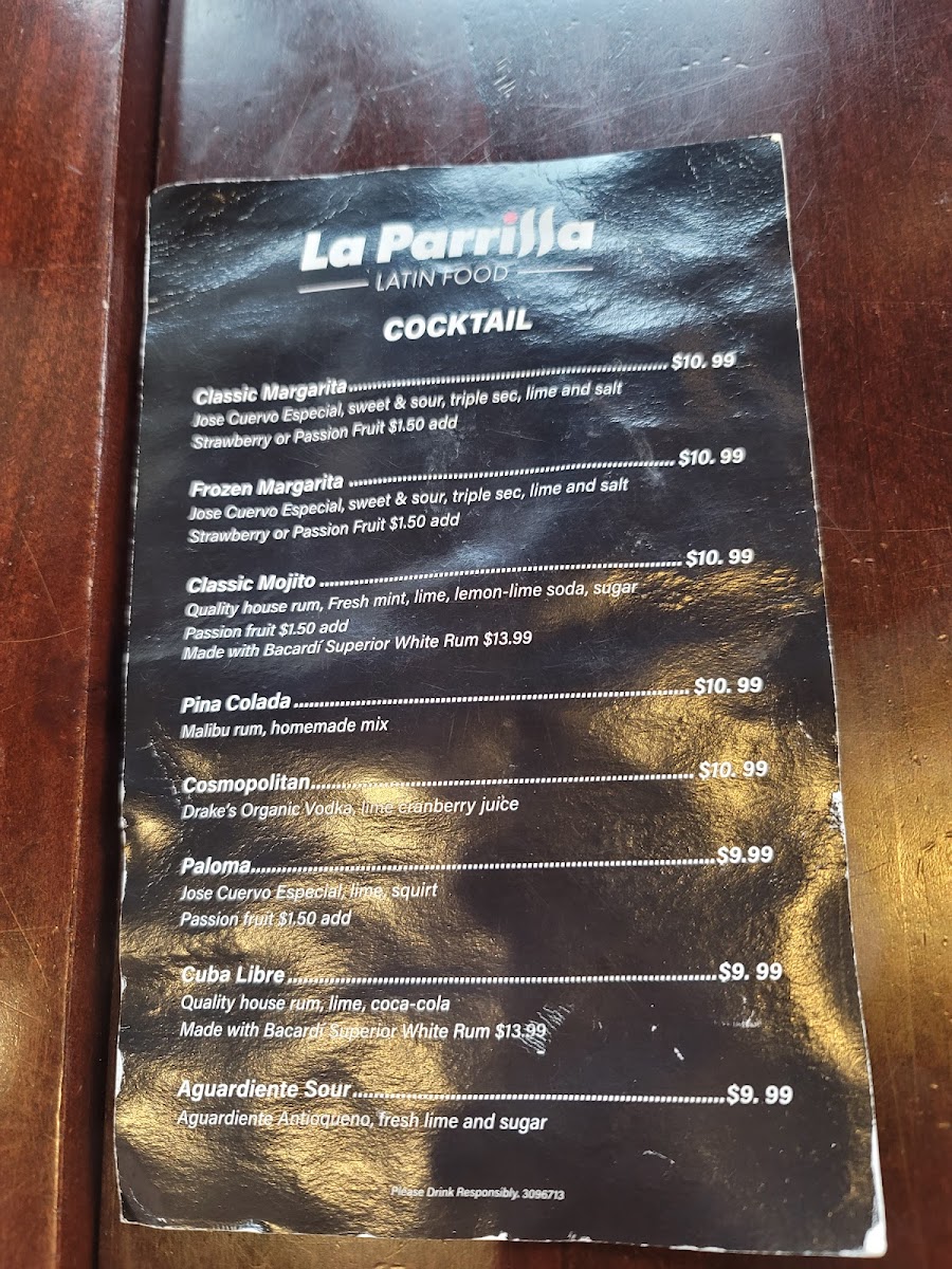 Menu La Parrilla Latin Food-5