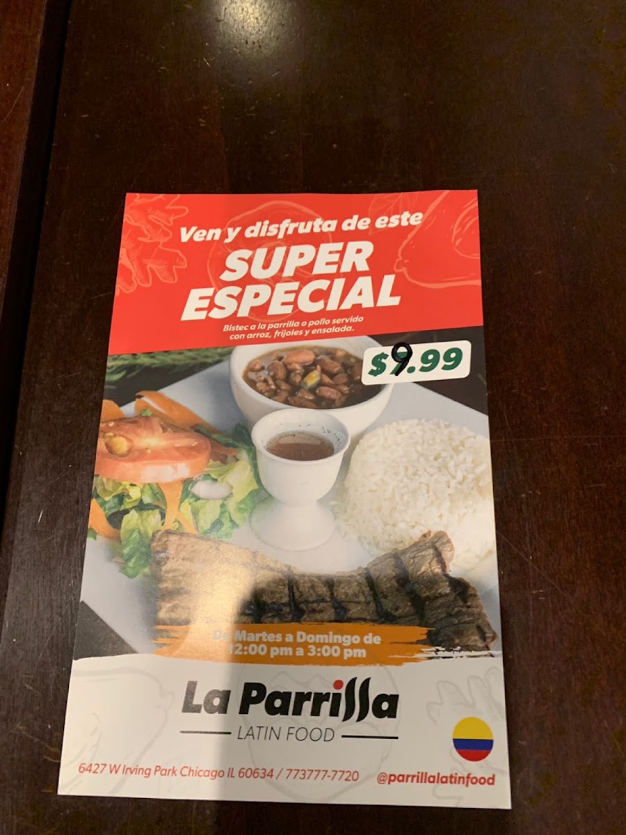 Menu La Parrilla Latin Food-8