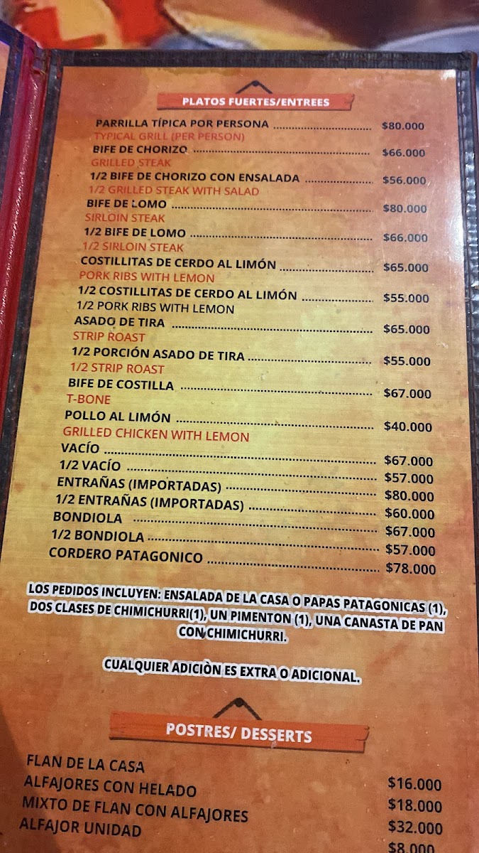 Menu La Patagonia-1