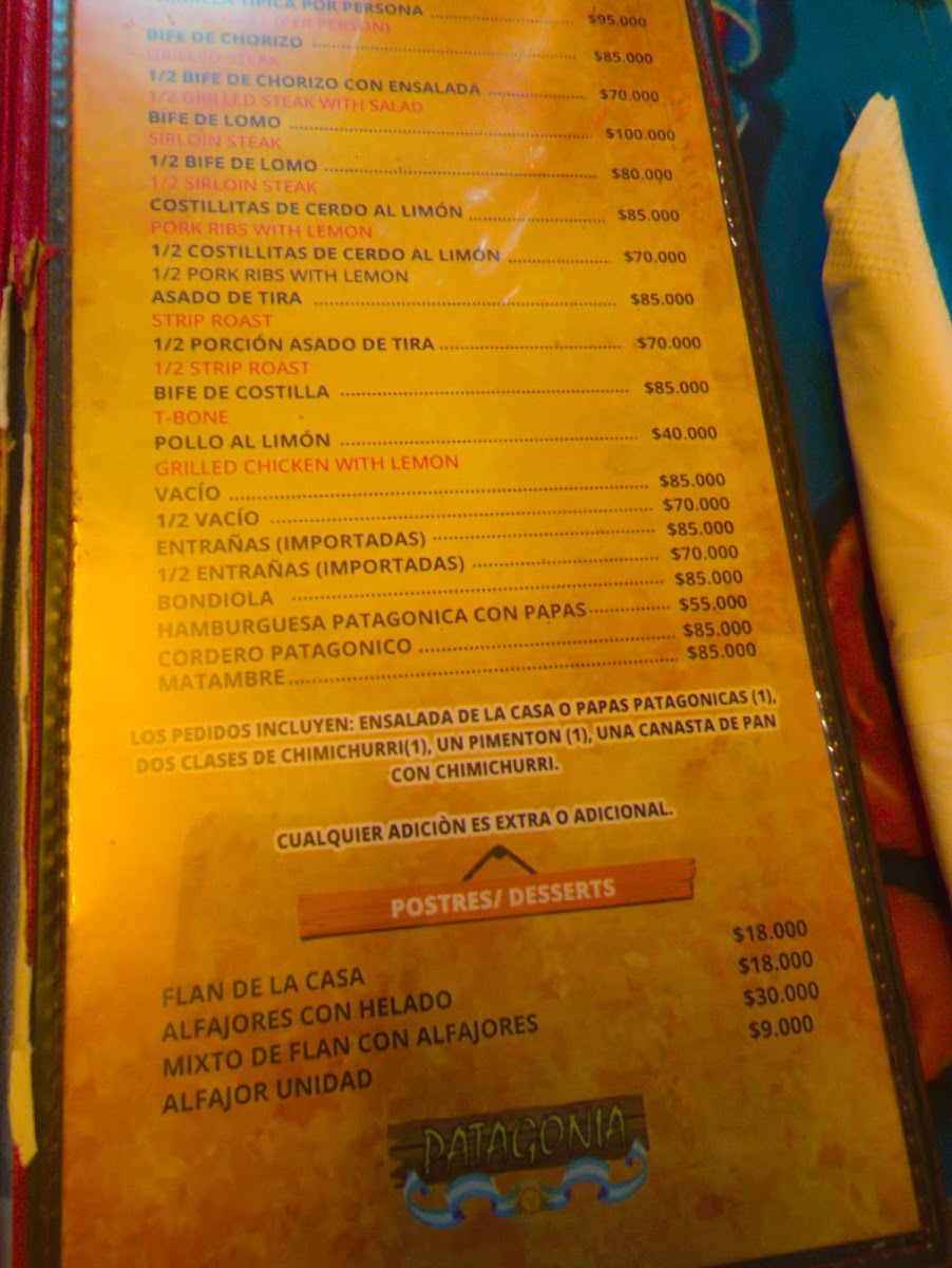 Menu La Patagonia-3