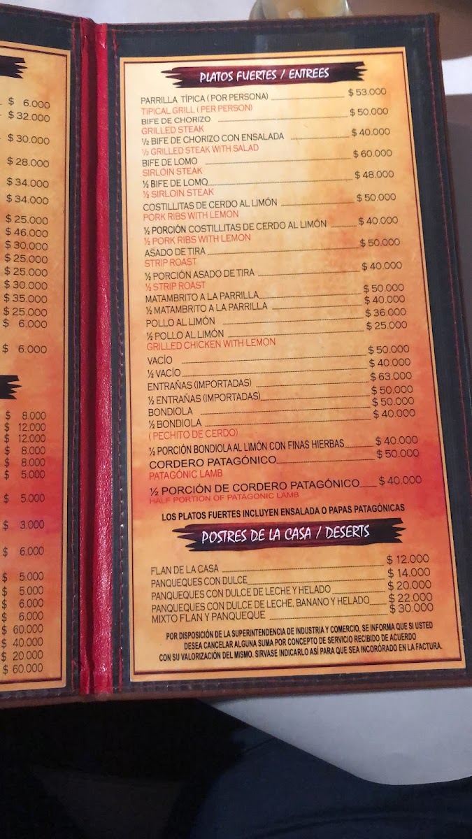 Menu La Patagonia-4