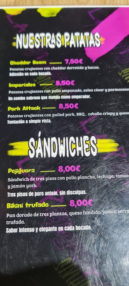 Menu La Pejiguera Smash-4