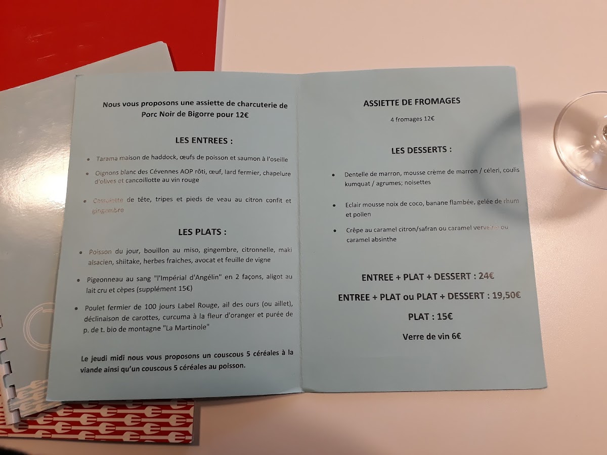 Menu La Pente Douce-1