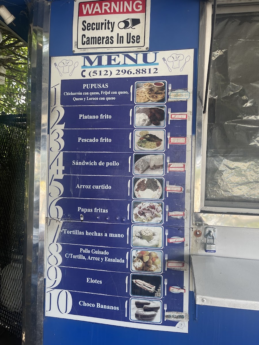Menu La Perlita De San Miguel Pupuseria-1