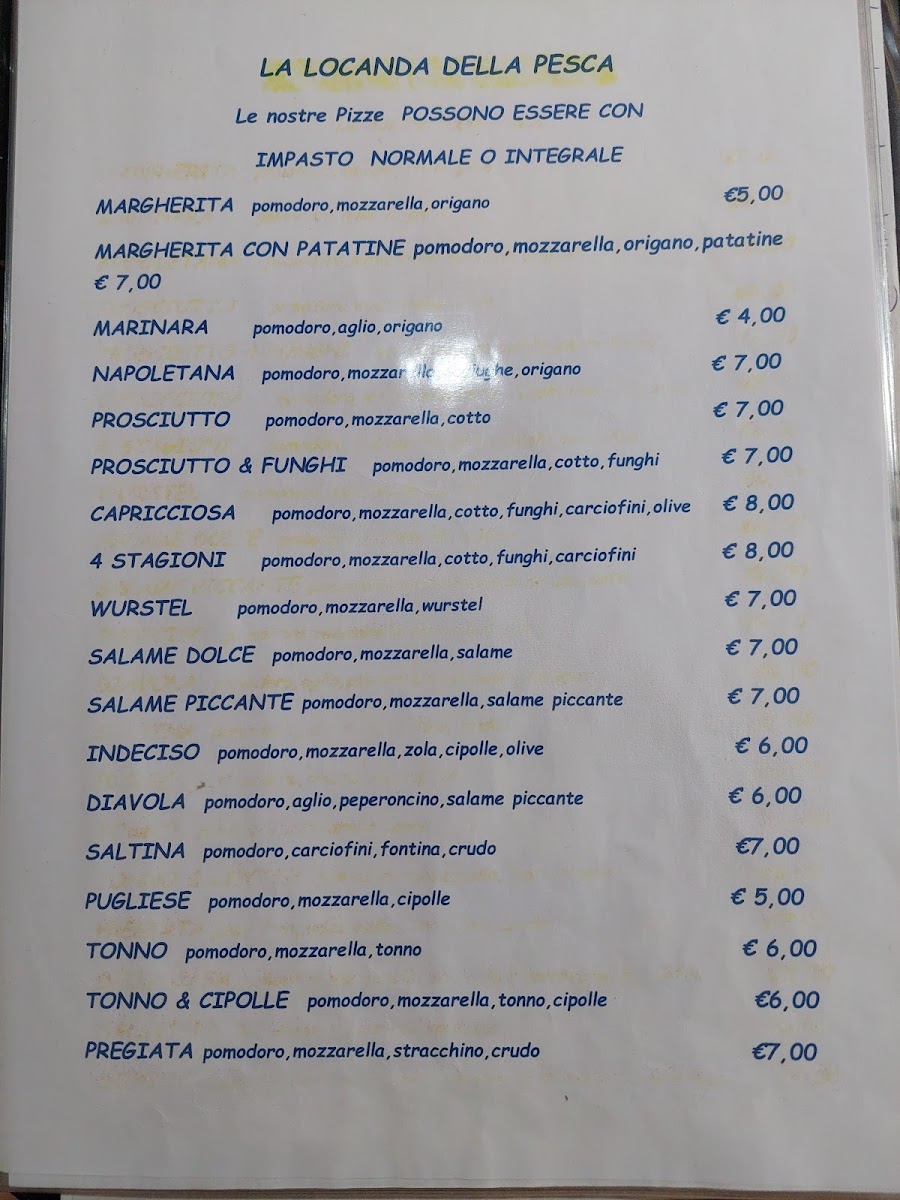 Menu La Pesca-1