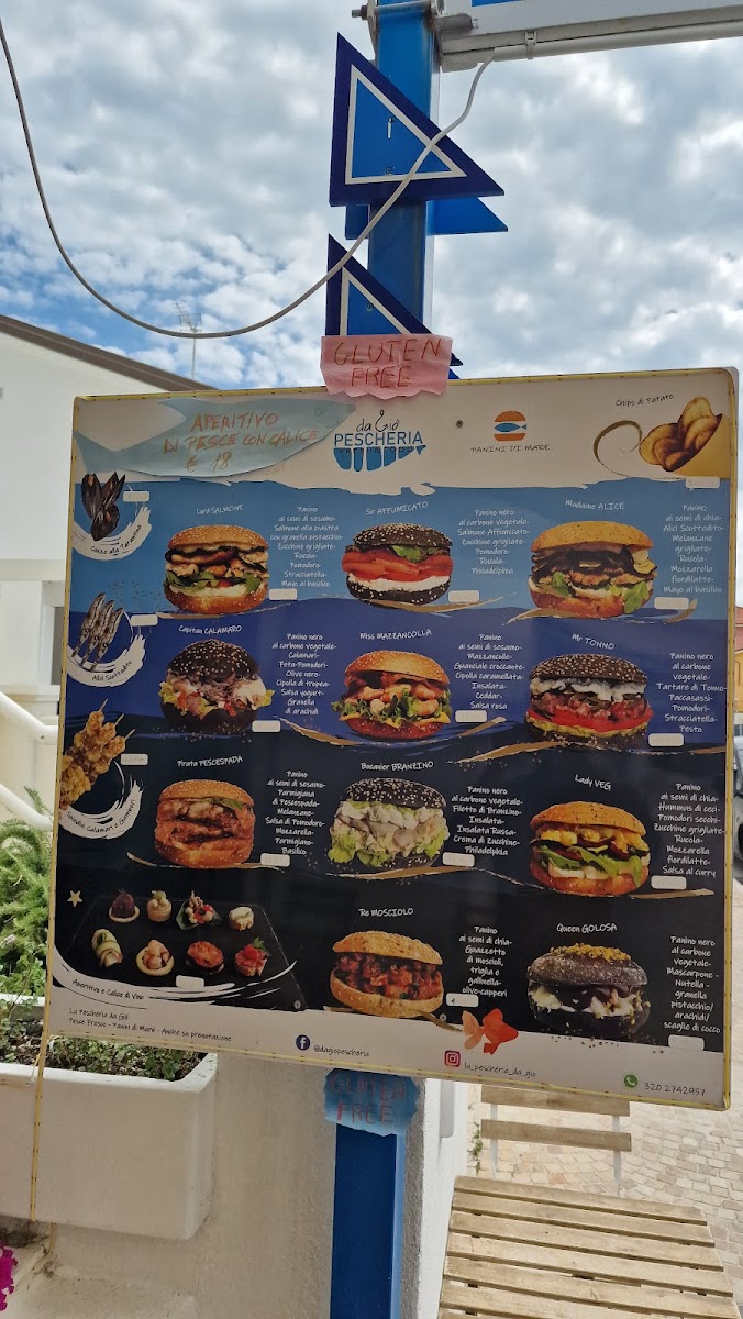 Menu La Pescheria Da Giò. Panini Di Mare!-4