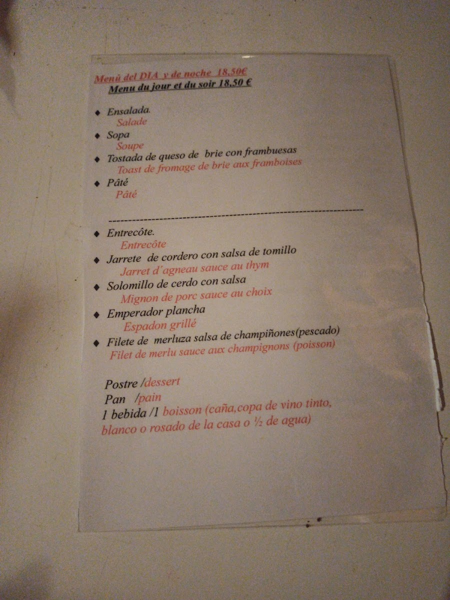 Menu La Petite Alsace-1