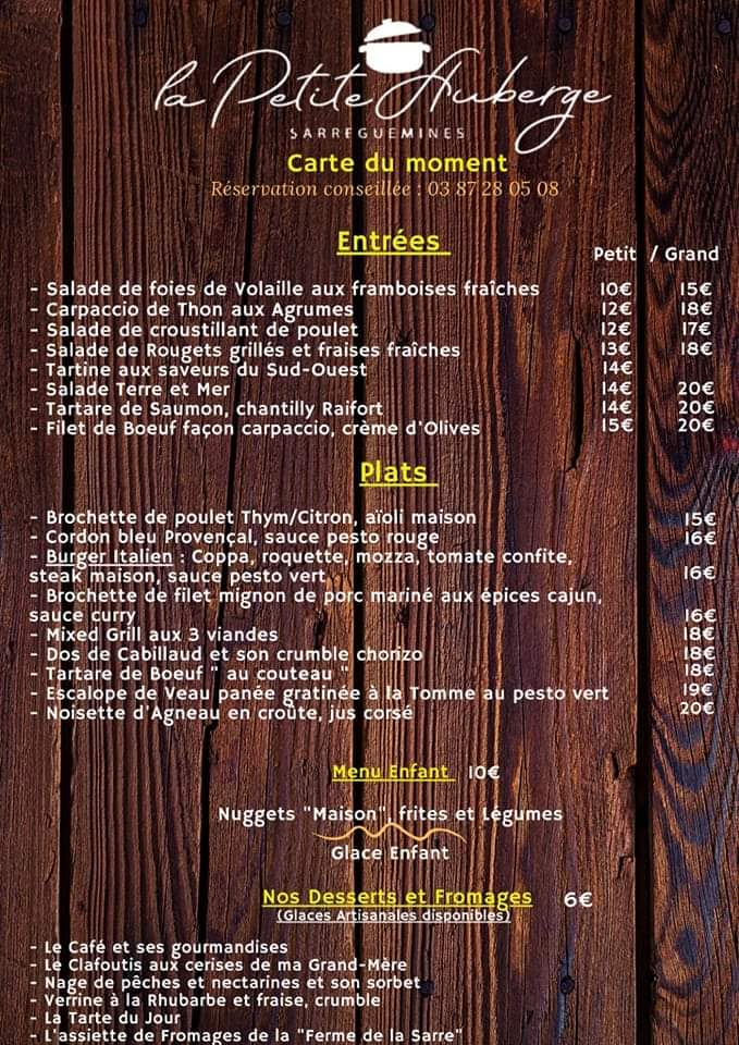 Menu La Petite Auberge-2