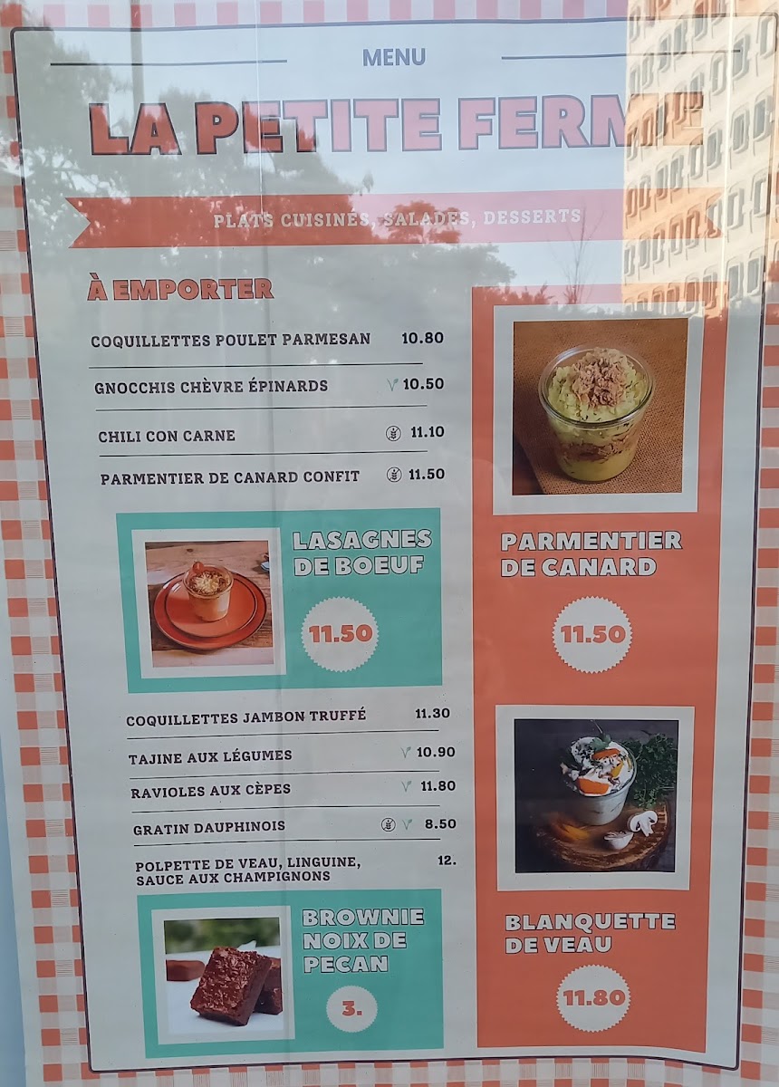 Menu La Petite Ferme-1
